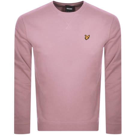 Product Image for Lyle And Scott Crew Neck Sweatshirt Pink
