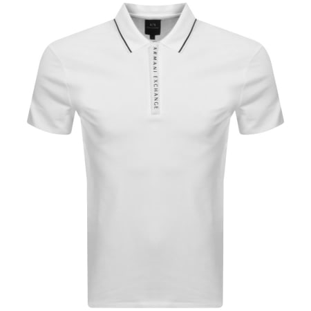 Recommended Product Image for Armani Exchange Short Sleeved Polo T Shirt White