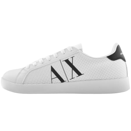 Product Image for Armani Exchange Logo Trainers White