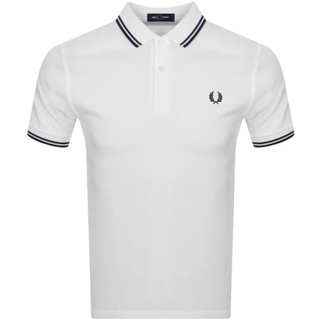 BOSS Perete Polo T Shirt White | Mainline Menswear