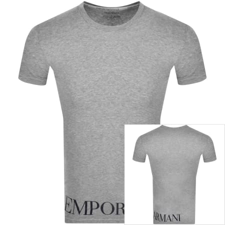 Product Image for Emporio Armani Lounge Logo T Shirt Grey