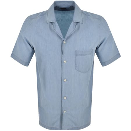 Product Image for BOSS Rayer Short Sleeved Shirt Blue