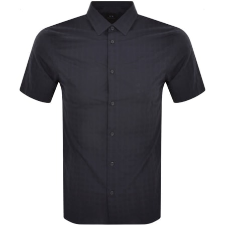 Product Image for Armani Exchange Short Sleeved Shirt Navy