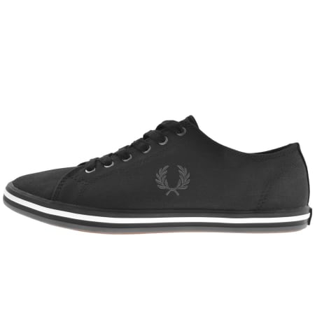 Product Image for Fred Perry Kingston Twill Trainers Black