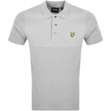 Product Image for Lyle And Scott Vintage Panel Polo T Shirt Grey