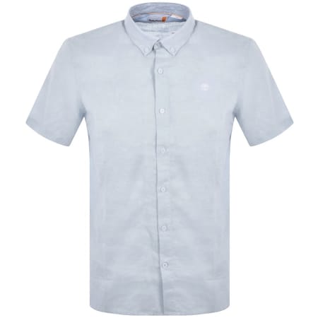 Product Image for Timberland Mill River Linen Slim Fit Shirt Blue