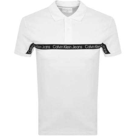 Product Image for Calvin Klein Jeans Polo T Shirt White