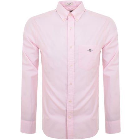 Product Image for Gant Floral Long Sleeved Shirt Pink
