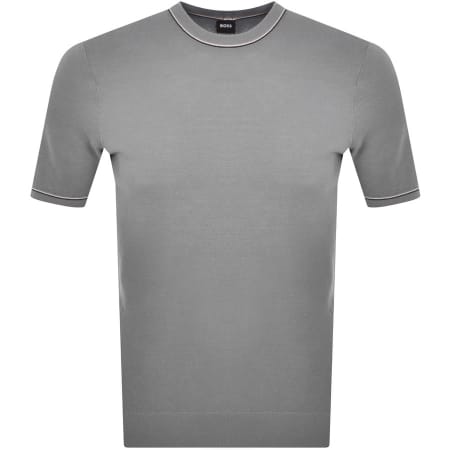 Product Image for BOSS Oricco Knit T Shirt Grey