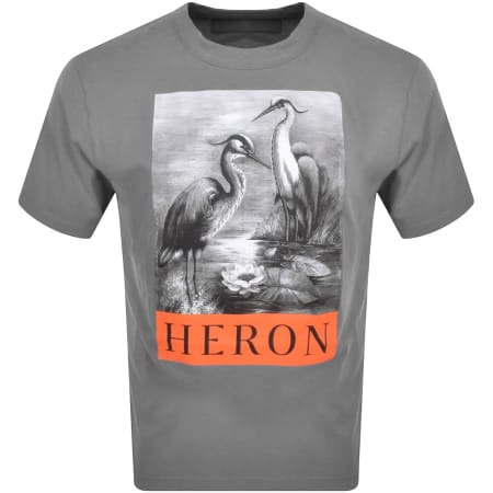 Product Image for Heron Preston Heron Logo T Shirt Grey