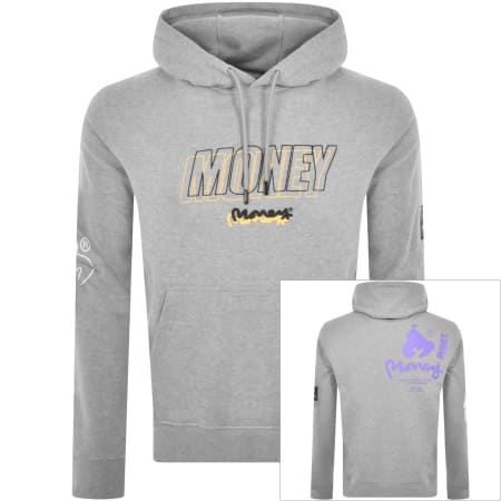Product Image for Money Compound Logo Hoodie Grey