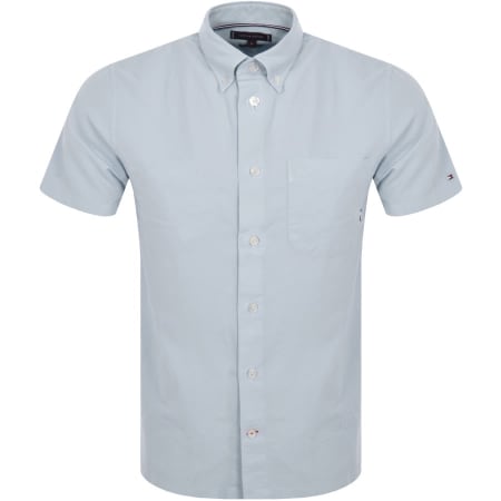 Product Image for Tommy Hilfiger Short Sleeve Oxford Shirt Blue