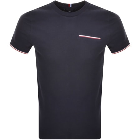 Product Image for Tommy Hilfiger Honey Comb Pocket T Shirt Navy