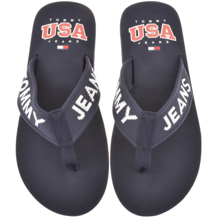 Product Image for Tommy Jeans Logo Flip Flops Navy
