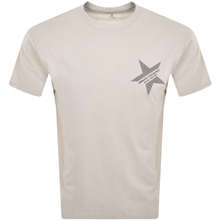Product Image for Armani Exchange Crew Neck Logo T Shirt Grey