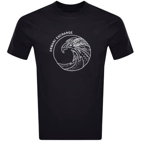 Product Image for Armani Exchange Eagle Logo T Shirt Navy