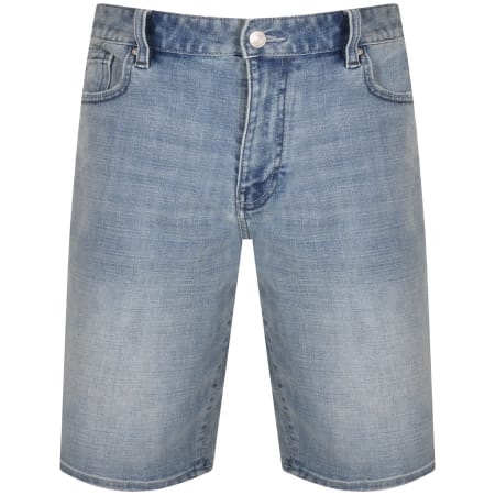 Product Image for Armani Exchange J65 Slim Denim Shorts Blue