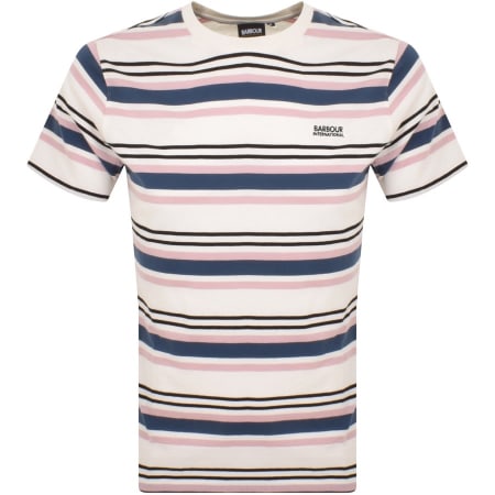 Product Image for Barbour International Norwood Stripe T Shirt White