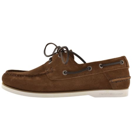 Product Image for Tommy Hilfiger Core Suede Boat Shoes Brown