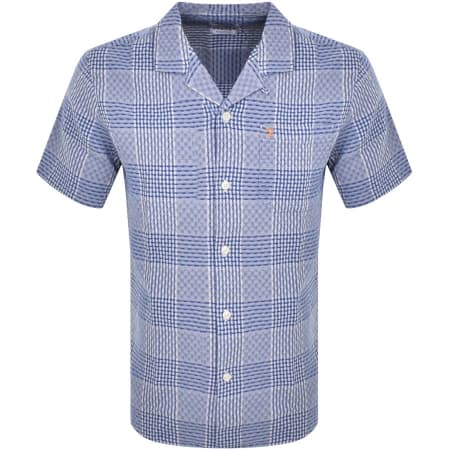 Recommended Product Image for Farah Vintage Exodus Short Sleeve Shirt Blue