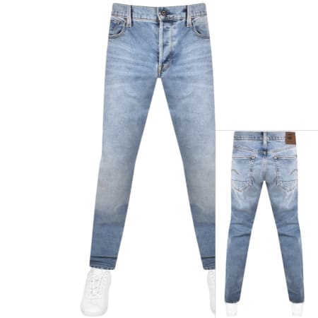 Product Image for G Star Raw 3301 Tapered Jeans Light Wash Blue