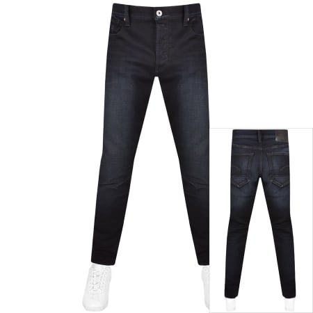 Product Image for G Star Raw 3301 Slander Jeans Dark Wash Blue
