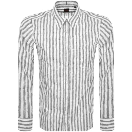 Product Image for BOSS Relegant 6 Long Sleeved Shirt White