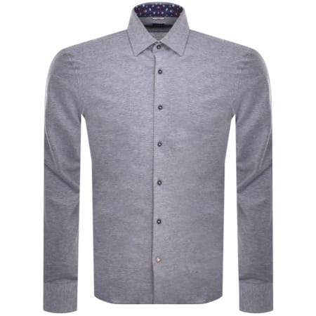 Product Image for BOSS C Hal Kent Long Sleeved Shirt Navy