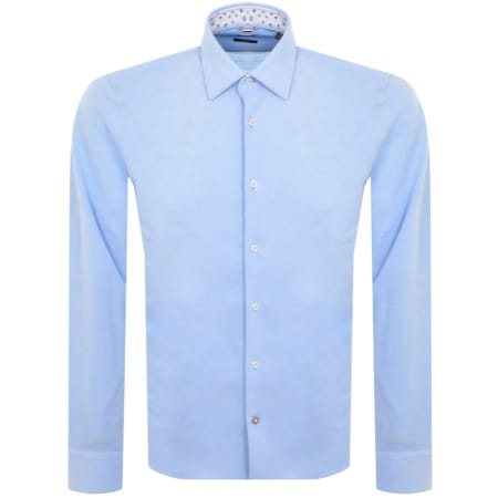 Product Image for BOSS C Hal Kent Long Sleeved Shirt Blue