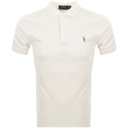 Product Image for Ralph Lauren Slim Fit Polo T Shirt Beige