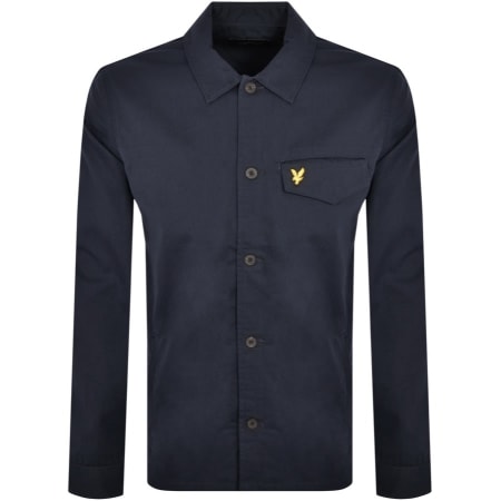 Product Image for Lyle And Scott Pocketed Overshirt Navy