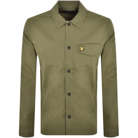 Product Image for Lyle And Scott Pocketed Overshirt Green