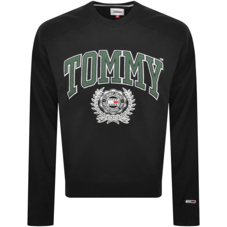 Product Image for Tommy Jeans Boxy College Sweatshirt Black