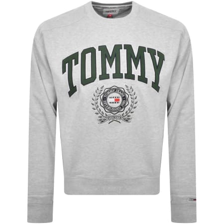 Product Image for Tommy Jeans Boxy College Sweatshirt Grey