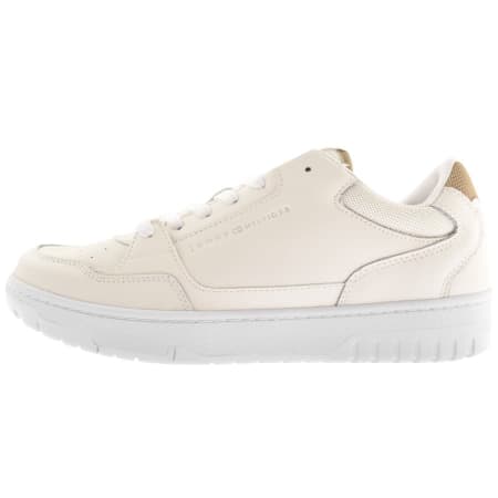 Product Image for Tommy Hilfiger Basket Core Leather Trainers White