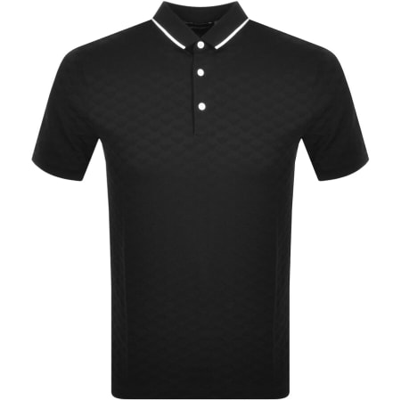 Product Image for Emporio Armani Short Sleeved Polo T Shirt Black
