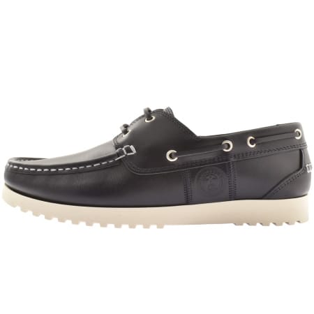 Product Image for Barbour Leather Seeker Shoes Navy