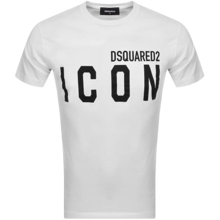 Product Image for DSQUARED2 Icon Short Sleeved T Shirt White