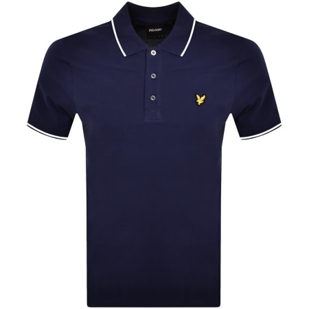 Lyle And Scott Short Sleeved Polo T Shirt Navy | Mainline Menswear ...