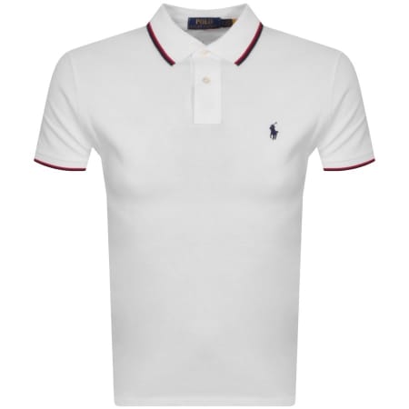 Barbour Pique Polo T Shirt White | Mainline Menswear