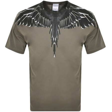 Product Image for Marcelo Burlon Icon Wings T Shirt Green