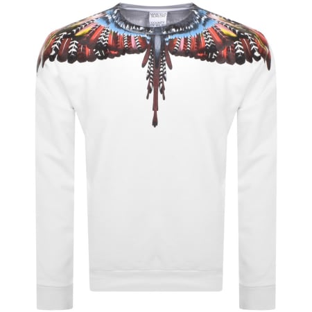 Product Image for Marcelo Burlon Grizzly Wings Sweatshirt White