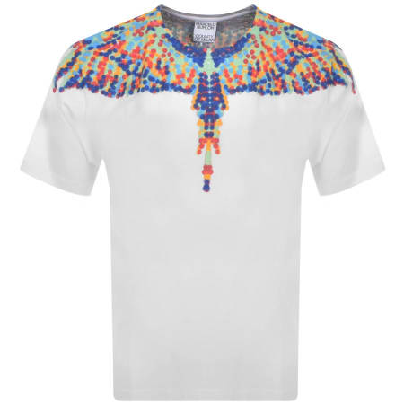 Product Image for Marcelo Burlon Pointilism Wings T Shirt White