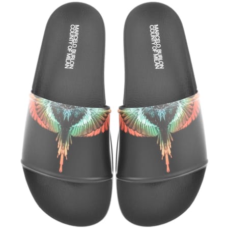 Product Image for Marcelo Burlon Icon Wings Sliders Black