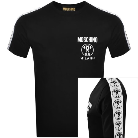Product Image for Moschino Jaquard T Shirt Black
