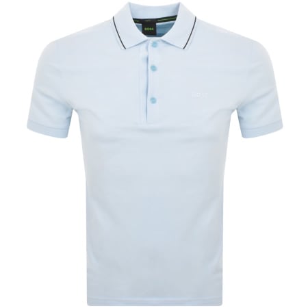 Product Image for BOSS Paule 4 Jersey Polo T Shirt Blue
