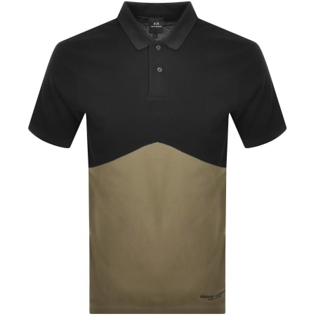 Product Image for Armani Exchange Short Sleeved Polo T Shirt Black
