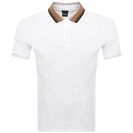 Armani Exchange Tipped Polo T Shirt White | Mainline Menswear