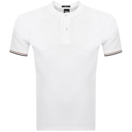 Product Image for BOSS Pollini 01 Polo T Shirt White