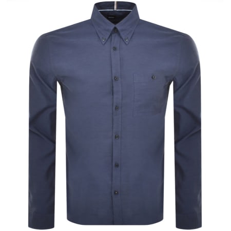 Fred Perry Oxford Short Sleeve Shirt Blue | Mainline Menswear